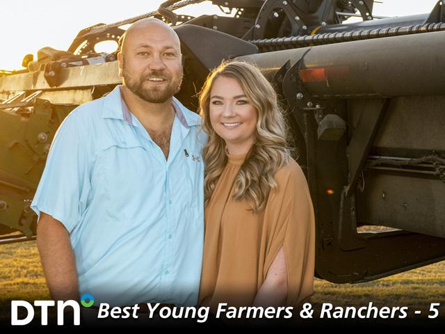 With rice, soybeans and strong farm growth, Zack Brown has reached a point where he might have to begin trading seat time in the tractor, sprayer and combine for more management time. (DTN/Progressive Farmer photo by Joel Reichenberger)