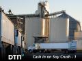 Semitrucks full of soybeans wait to unload at a Cargill soybean processing plant in Kansas City, Missouri, which is adjacent to a biodiesel refinery owned by the company. (DTN file photo)