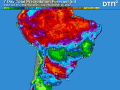 Widespread rains during the next seven to 10 days will offer some benefits to corn and soybeans in Argentina, and safrinha corn in Brazil. (DTN graphic)
