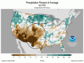 U.S. April precipitation extremes included the second-wettest April on record in North Dakota and the third-driest April on record in Kansas. (NOAA graphic)