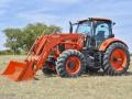 September&#039;s Ag Tractor and Combine Report shows positive sales results for 100-plus hp tractors and combines. Shown here is Kubota&#039;s 148-hp, gen 4 M7, available next spring. (DTN image courtesy of Kubota USA)