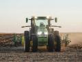 John Deere received CES 2023 innovation awards in robotics and in vehicle tech and advanced mobility from the Consumer Technology Association for its fully autonomous tractor. (Photo courtesy of John Deere)