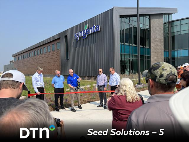 The newly opened Syngenta Seeds Research and Development Innovation Center near Malta, Illinois, reinforces investment in seed innovation within the industry. The 88-acre, 100,000-square-foot facility houses laboratories, seed processing space and research fields. (DTN photo by Pamela Smith)