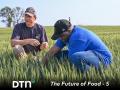 Kansas farmer Justin Knopf (left) believes the key to improving agricultural productivity on his farm begins with the soil. (DTN photo by Matthew Wilde)