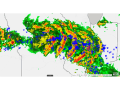 A bow echo raced across the southern Corn Belt on the afternoon of June 29, 2023. Widespread wind damage and several reports of wind over 80 mph classify this as a derecho. The hourly radar is from 10 a.m. through 2 p.m. CDT that day. This derecho, which also had heavy rain, started a period of more favorable rainfall for the Corn Belt in July. (DTN Graphic)