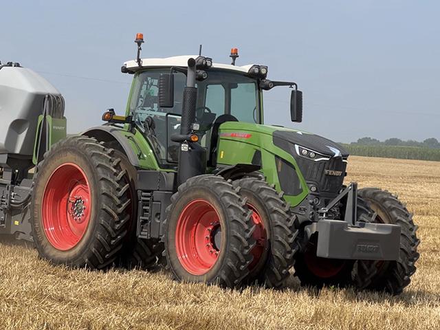 Tractor sales were up last month, led by large tractor sales. Combine sale also are strong, up more than 50% this year, compared to the first six months of 2022. (DTN photo by Dan Miller)