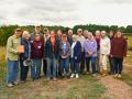 Members of Hidden Falls LLC gathered on Sept. 10 in Decorah, Iowa, to celebrate Humble Hands Harvest transition to land ownership. (Photo courtesy of Practical Farmers of Iowa)