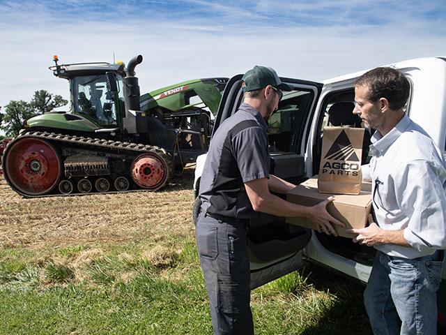In support of its on-farm repair and service focus, AgRevolution created same-day parts delivery to service customers, especially during critical times of the crop cycle. (DTN/Progressive Farmer photo by Joel Reichenberger)