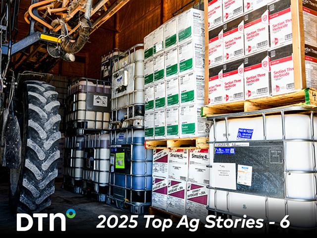 The 2025 crop year marked negative returns across the board for commodity producers. As farmers start buying inputs for the 2026 crop, fertilizer prices now are higher than they were a year ago while commodity prices remain flat or lower. (DTN/Progressive Farmer file photo by Jim Patrico)