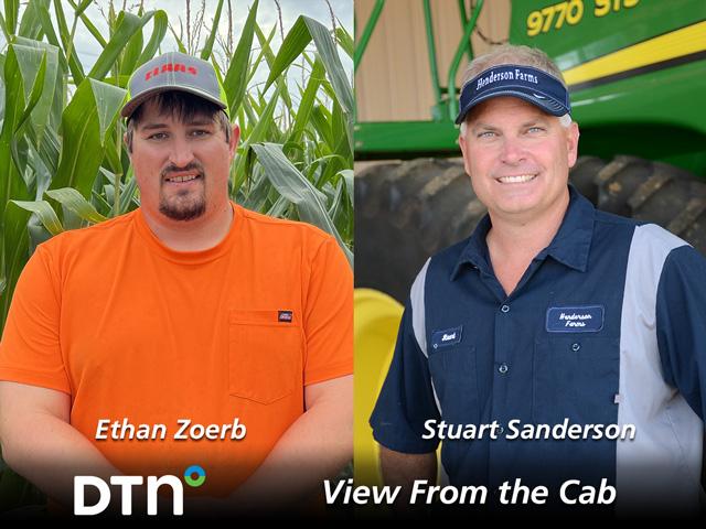 Nebraska farmer Ethan Zoerb (left) and Alabama farmer, Stuart Sanderson (right) will be sharing details of the farming season through the 2025 View From the Cab series.