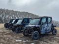 Kawasaki introduced the Ridge Crew line of UTVs, adding a second row of seating and other upgrades to its lineup. (DTN/Progressive Farmer photo by Joel Reichenberger)