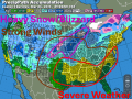 Widespread impacts are forecast across a large portion of the U.S. from a major spring storm system through March 5. (DTN graphic)