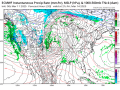A "bomb cyclone" is set to develop in the Central Plains on March 14. Multiple impacts including heavy snow, freezing rain, blizzard conditions, damaging winds, and severe weather are all in the forecast. (tropicaltibits.com graphic) 