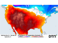Above-normal temperatures will be rather consistent throughout the next week. The days leading up to Christmas are forecast to be especially warm. (DTN graphic)