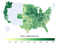 Beginning Monday, Aug. 10, DTN will release corn and soybean yield estimates for the 2026 season. (DTN map by Scott Williams)