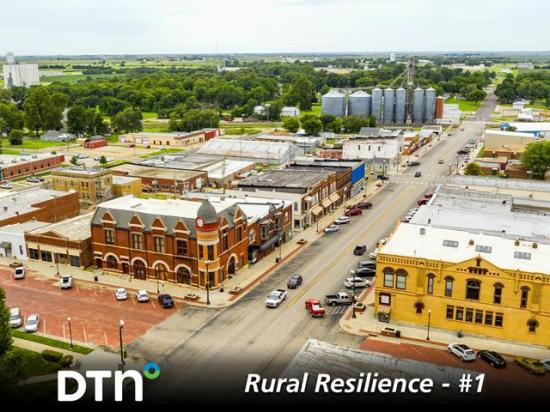 Rural towns face economic pressure from struggling row-crop agriculture, but diversification and strong community resilience help sustain main street economies. (Photo by Christopher Boswell, Getty Images)