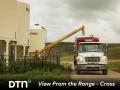 Malcolm Cross fills the feed truck with pellets used to feed cattle throughout the year at Cross Cattle Company in Alberta, Canada. (Photo courtesy of Certified Angus Beef)