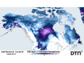 A heavy snowfall event will move into the Canadian Prairies during the next few days. (DTN graphic)