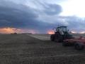 It's a long road to payday. Corn planting is in full swing in Ontario. Growers are hoping for good things ahead. (DTN photo by Philip Shaw)