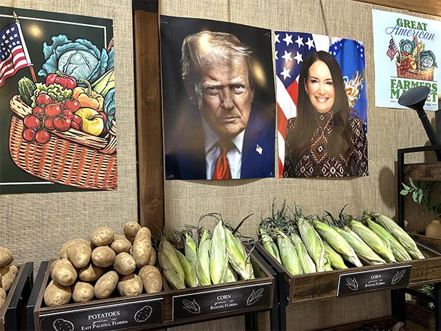The Great American State Fair hosted a USDA booth featuring fresh produce. Changes to SNAP eligibility and soon-to-be-implemented SNAP error-rate costs remain a key sticking point in farm bill negotiations. Now, the same law may be killing chances for Farm Bill 2.0. (DTN photo by Jake Zajkowski)
