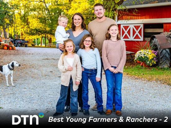 Lucas and Dana Dull's Tree Farm is home to an agritourism operation that draws upwards of 80,000 people a year, primarily during its fall pumpkin and Christmas tree season. Dull's Tree Farm is located northeast of Thorntown, Indiana. (DTN/Progressive Farmer photo by Joel Reichenberger)