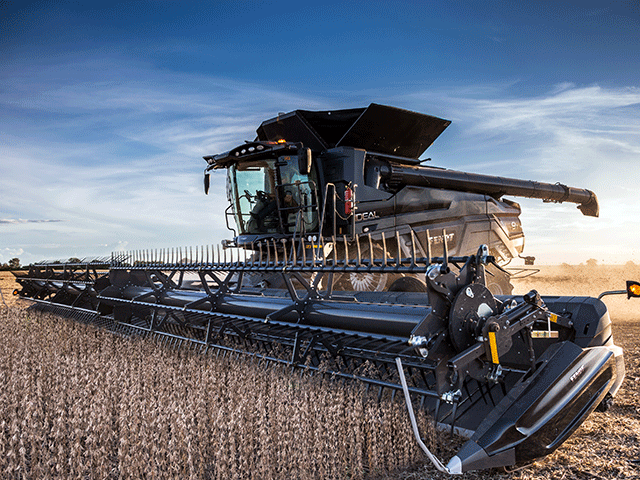 AGCO was awarded a Davidson Prizes for its innovative IDEAL combine AutoDock system. (Photo courtesy of AGCO Corp.)