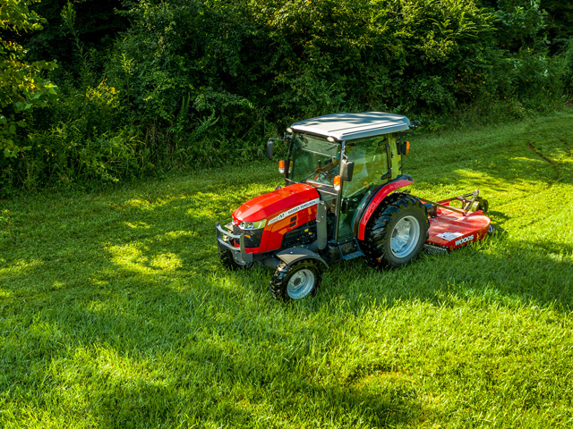 Massey Ferguson 2860 has a newly designed cab. (Photo courtesy of AGCO Corp)