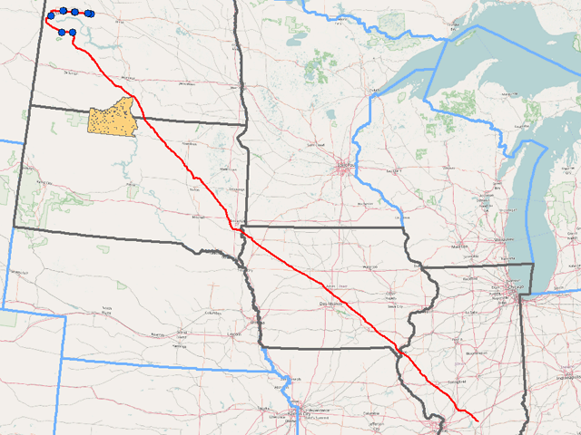 The U.S. Army Corps of Engineers told a federal court the Dakota Access pipeline should remain open while a study is conducted. (Graphic by NittyG (CC BY-SA 4.0))