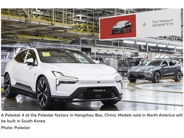 China is the world's largest auto exporter. The Chinese would like to manufacture cars in the U.S. 
