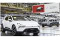 A Polestar 4 at a factory in China. China makes 75% of the world's electric cars. They're banned in the United States, but for how long? Detroit is paying attention. (Polestar photo)