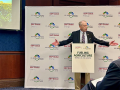 Senator Chuck Grassley, R-Iowa, speaks at the Capitol Hill launch of the 