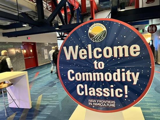Commodity Classic opened Wednesday afternoon in downtown Houston. A downturn in the agricultural economy is being felt by farmers who are looking for some positive news to inject some life into commodity prices right now. (DTN photo by Chris Clayton) 