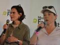 Minnesota Lt. Gov. Peggy Flanagan, left, and House Agriculture Committee Ranking Member Angie Craig both spoke at Minnesota Farmfest last week. Craig becomes the third House Agriculture Committee member to lose a statewide primary while seeking higher office. (DTN photo by Chris Clayton)