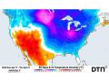 Low temperatures moving through the U.S. will make it difficult for soils to drain, snow to melt, and soils to warm to allow for significant progress in spring planting efforts through at least April 21. (DTN graphic)