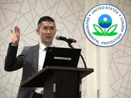 Jake Li, EPA deputy assistant administrator for pesticide programs, addressed members of the Weed Science Society of America during the organization&#039;s annual meeting Jan. 31, 2023, in Arlington, Virginia. (DTN photo by Jason Jenkins)