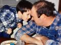 A young Ethan Zoerb (left) grew up wanting to be just like his father, Dale (right). Today, every day is Father's Day as they work together. (Photo courtesy of Linda Zoerb) 