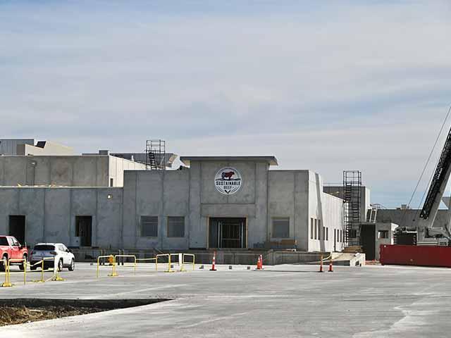 Sustainable Beef LLC is set to open in North Platte, Nebraska, in the spring of 2025, processing 1,500 head of cattle per day. (DTN/Progressive Farmer photo by Jennifer Carrico)