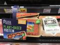 Plant-based products in a U.S. grocery store. The European Union on Wednesday voted to ban using terms such as burgers, steaks or sausage for plant-based products and cell-cultured products. Several U.S. states over the past couple of years have passed similar laws. (DTN file photo) 