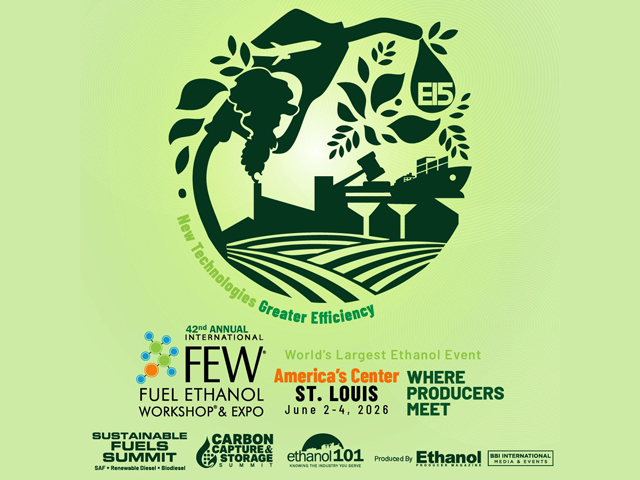 The International Fuel Ethanol Workshop & Expo (FEW) is heading back to St. Louis, Missouri, on June 2, 2026. (Photo courtesy of FEW)