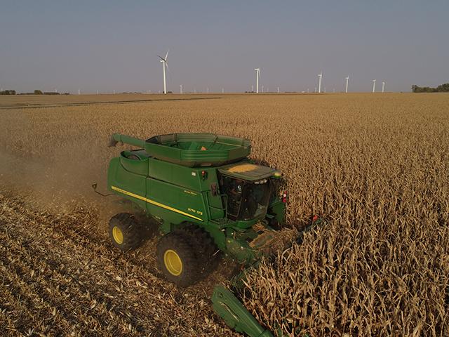 An Iowa farmer harvesting corn. A group of farm leaders on Tuesday sent a letter to congressional leaders warning agriculture could face widespread collapse unless actions are taken to improve the farm economy. (DTN/The Progressive Farmer file photo by Matthew Putney)