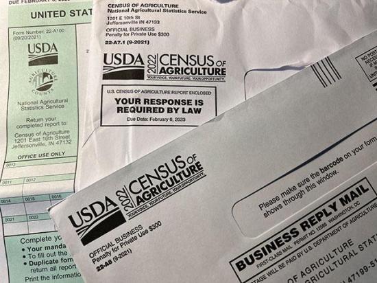 Mailed in December, USDA&#039;s 2022 Census of Agriculture is nearing its Feb. 6 deadline. (DTN photo by Pam Smith)