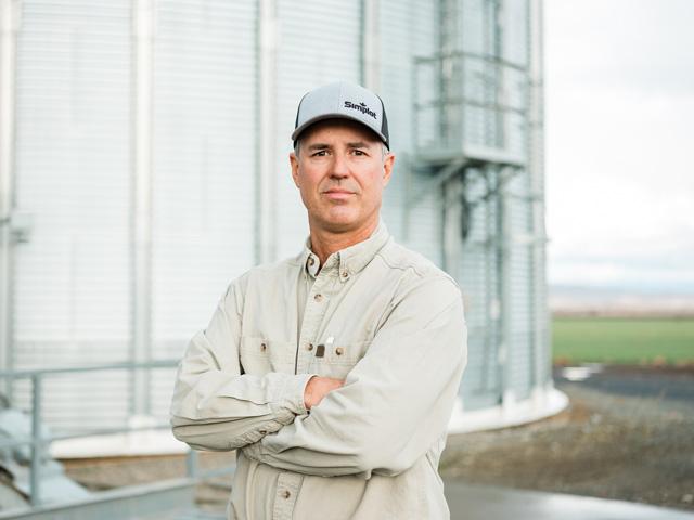 A spring wheat yield of 174.74 bushels per acre qualified Jess Blatchford, of Baker City, Oregon, as a Bin Buster winner in the 2024 National Wheat Yield Contest. (Photo by Chelsea Blatchford)