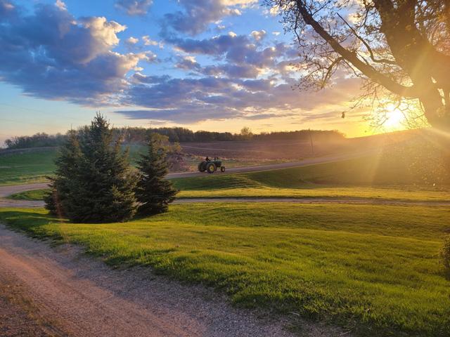 2024 Hometown Roots Photo Contest winner Joe Bryce of Minnesota submitted a photo of his 15-year-old son, Brenden Bryce, driving a tractor to school 18 months after a traumatic brain injury. (Photo courtesy of Joe Bryce)