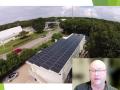 John Kocol talks about 96 solar panels he had installed in 2015 at Renaissance Farms in Florida. A REAP grant, a solar investment tax credit and other tax deductions, collectively dropped the project costs about 70%. The solar panels have lowered and stabilized his energy costs. REAP grants have increased from covering 25% of a project to 40% now, and potentially 50% of the project costs in the future. (DTN image from webinar screenshot)