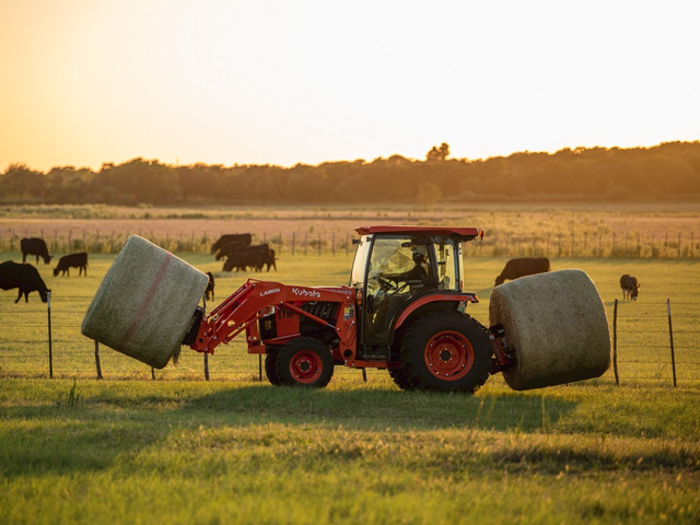 Kubota is producing a new line of under-100-horsepower tractors. (Photo courtesy of Kubota)