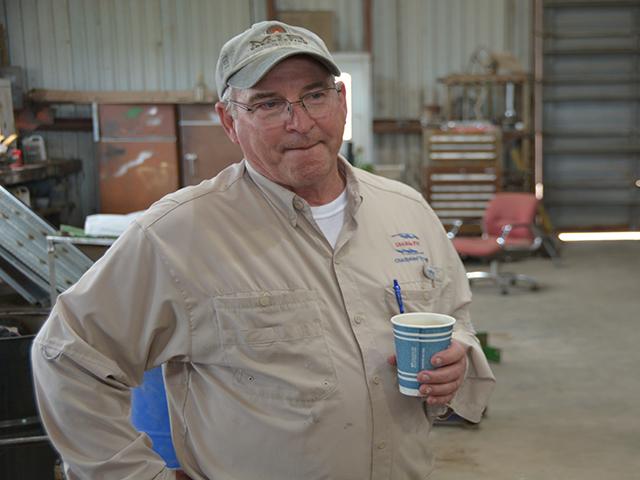 L.G. Raun grows rice near El Campo, Texas. Unlike some producers in the region, he uses groundwater for irrigation. Rice farmers who rely on the Lower Colorado River Authority for water will not receive any allocations again this year. Last year, Texas had nearly 71,000 rice acres that ended up under prevented-planting acres because there was no canal water. (DTN photo by Chris Clayton)  