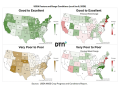 The Plains saw overall improvements to pasture conditions this past week due to timely rains. (DTN maps by Kathy Myers)