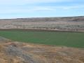Charles and Heather Maude have a ranch near Caputa in western South Dakota. The land shown as the darker brown strip in the middle of the photo is the area disputed by the U.S. Forest Service as to ownership. (DTN photo by Jennifer Carrico)