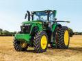 Deere's next generation 6R tractors, 180 hp and above, include larger engines, new transmission and more operator space and visibility in the cab. (Image courtesy of John Deere)