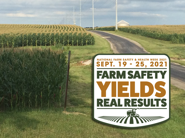 Taking care of yourself is the first step to a successful harvest. Farm safety yields real results is the theme of this year&#039;s national farm safety week, an annual observance since 1944. (DTN photo by Pamela Smith)
